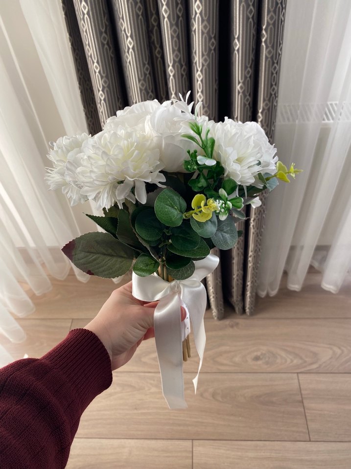 Beyaz Gelin Buketi - Görsel 2