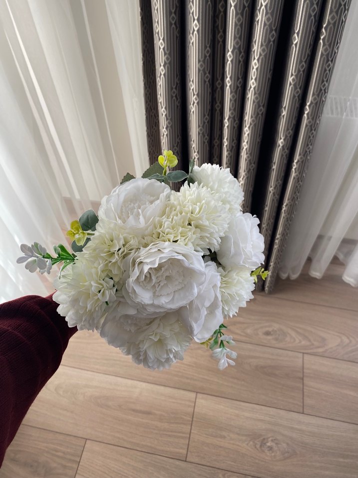 Beyaz Gelin Buketi - Görsel 3