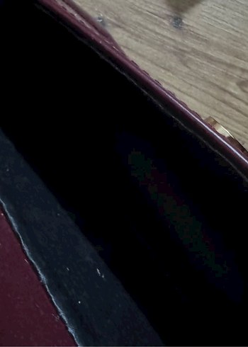 Bordo Deri Modern Klasik Kadın Çanta - Görsel 2