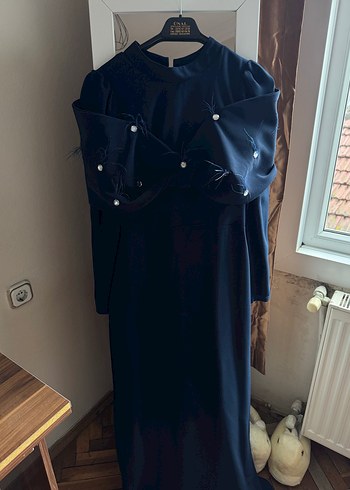 lacivert abiye - Görsel 2