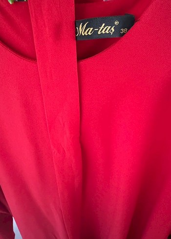 Kırmızı abiye - Görsel 2