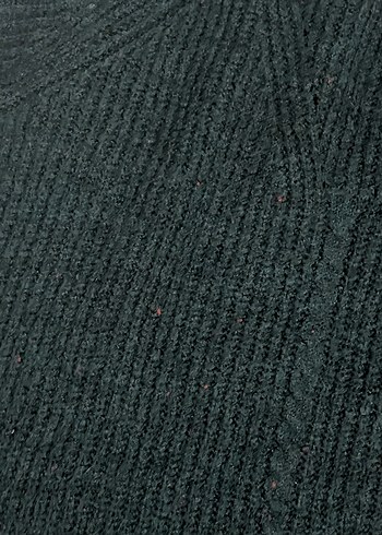 Kadın lacivert Örgü Yün Kazak - Görsel 2