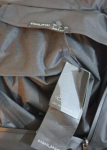 Siyah Uzun Kadın Yağmurluk Fermuarlı - Görsel 5