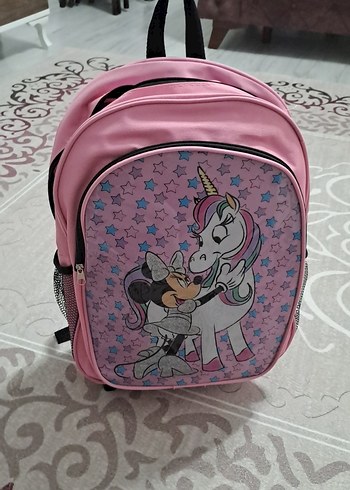 Çocuk Okul Çantası Unicorn ve Minnie tekerlekli çanta DEFACTO