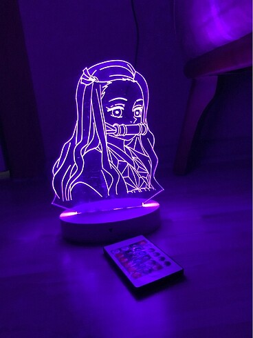 demon slayer nezuko gece lambası