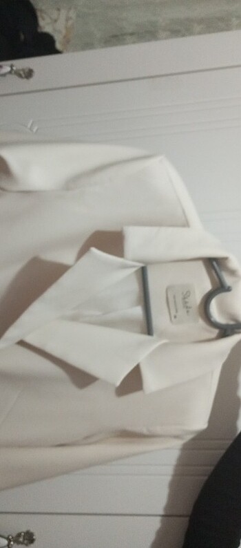 38 Beden ten rengi Renk krem rengi blazer