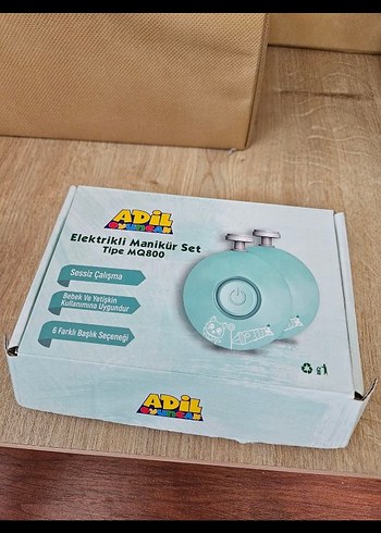 Adil Elektrikli Manikür Seti MQ800 Pastel