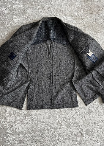 Gri Erkek Düğmeli Ceket, Notch Yaka, Regular Fit - Görsel 8