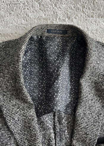 Gri Erkek Düğmeli Ceket, Notch Yaka, Regular Fit - Görsel 4