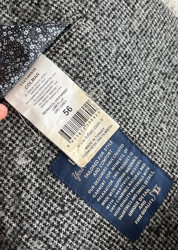 Gri Erkek Düğmeli Ceket, Notch Yaka, Regular Fit - Görsel 7