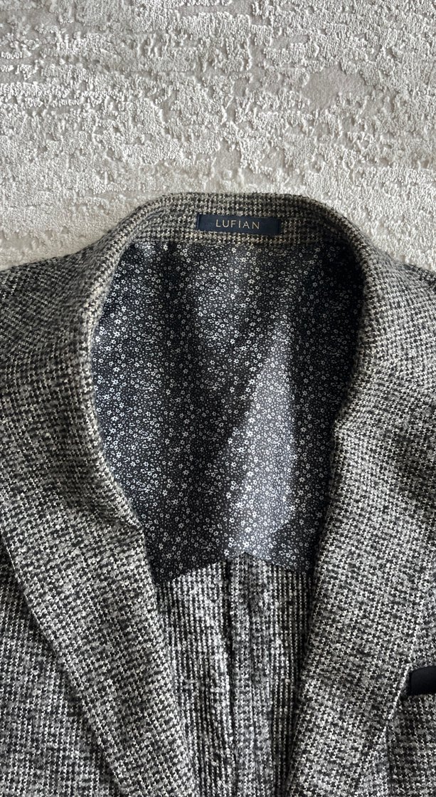 Gri Erkek Düğmeli Ceket, Notch Yaka, Regular Fit - Görsel 4