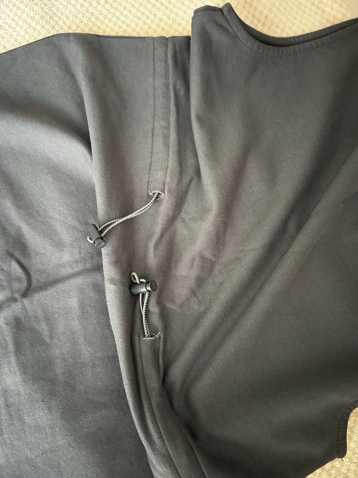 Gri jile elbise kolsuz - Görsel 4