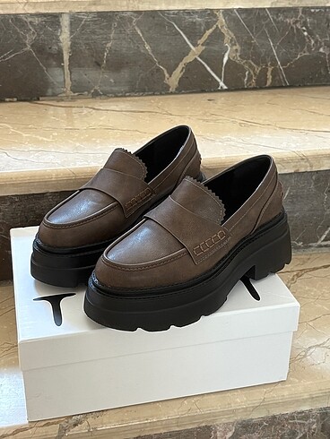 Twist platformlu loafer