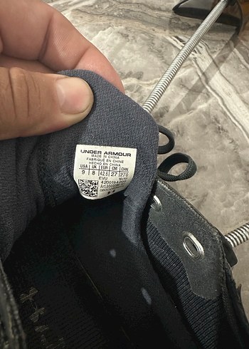 Siyah Under Armour Erkek Spor Ayakkabı - Görsel 6