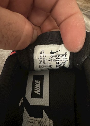 Siyah-Pembe Nike Koşu Ayakkabısı - Görsel 6