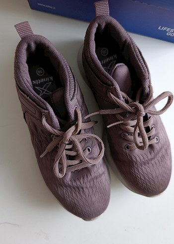 mor Bağcıklı Spor Kadın Sneakers - Görsel 2