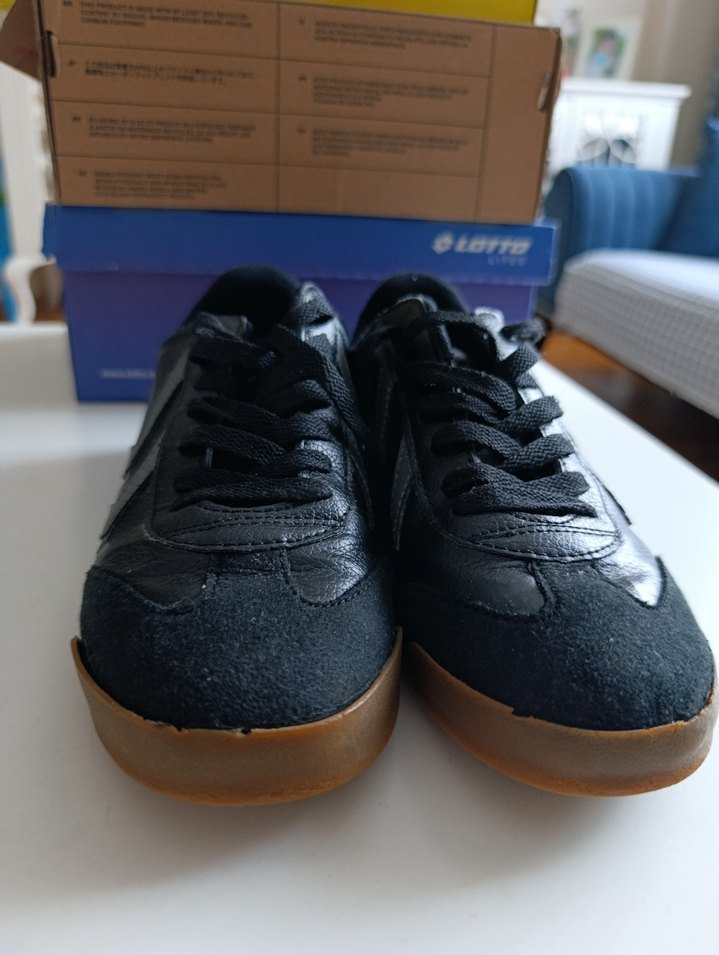 siyah bağcıklı Kadın Spor Ayakkabı - Görsel 2