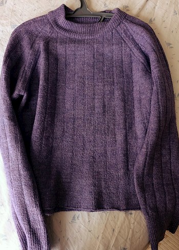 Gri Yünlü Kadın Kazak - Görsel 4