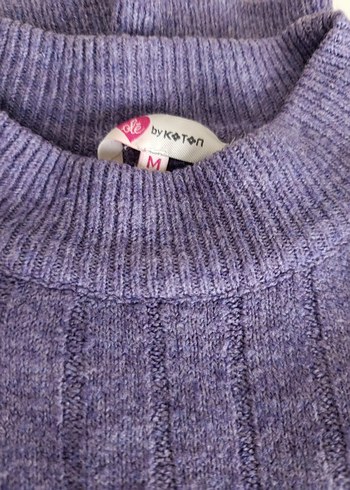 Gri Yünlü Kadın Kazak - Görsel 3