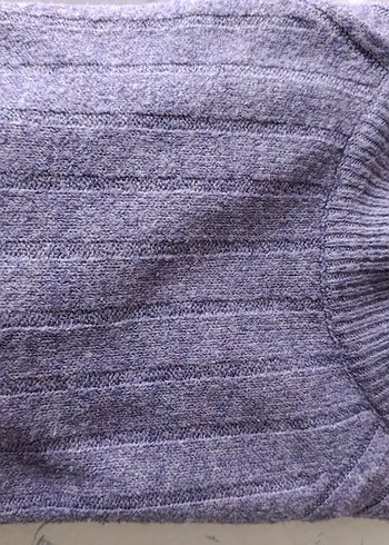 Gri Yünlü Kadın Kazak - Görsel 2