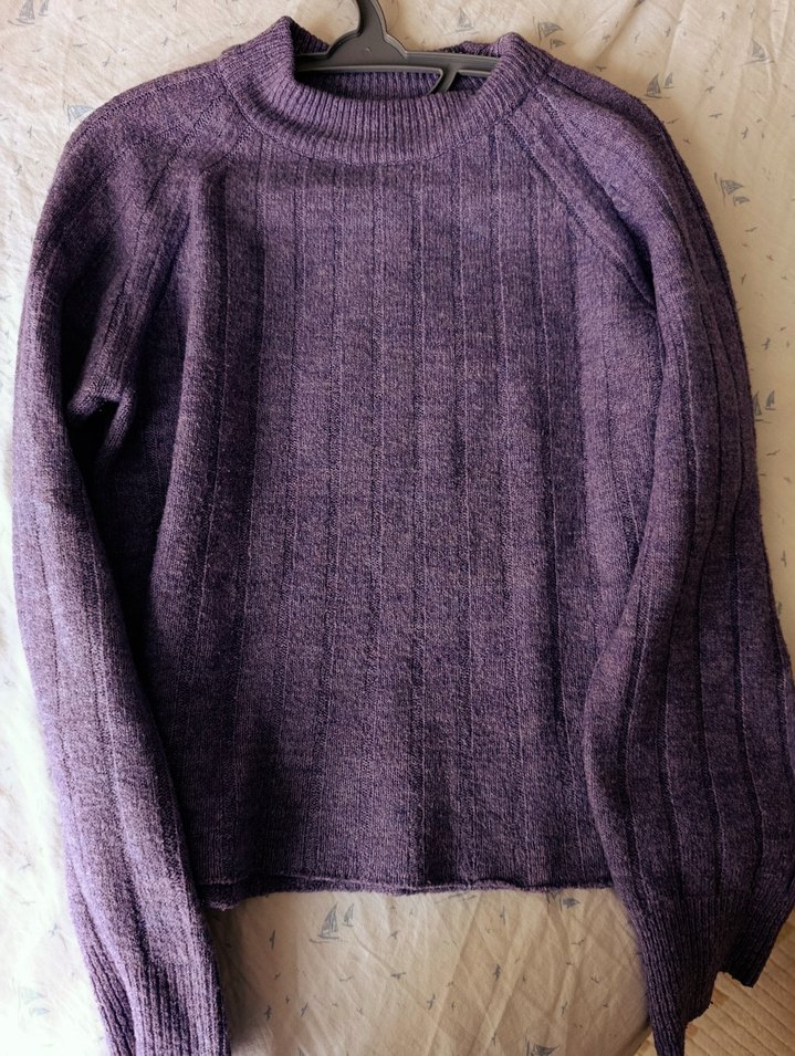 Gri Yünlü Kadın Kazak - Görsel 4