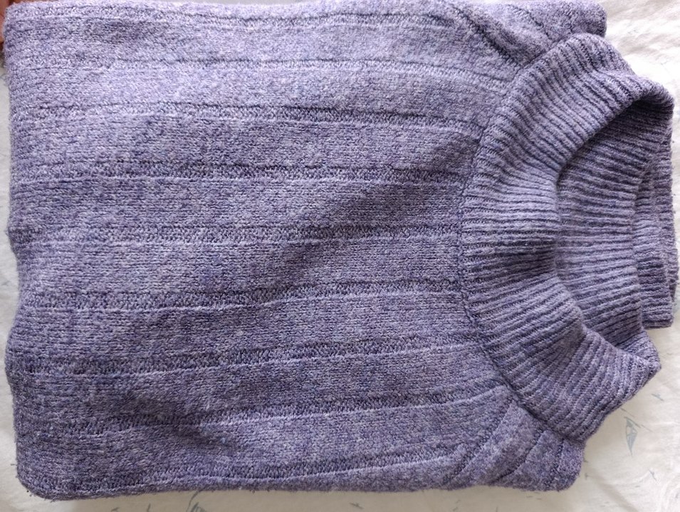 Gri Yünlü Kadın Kazak - Görsel 2