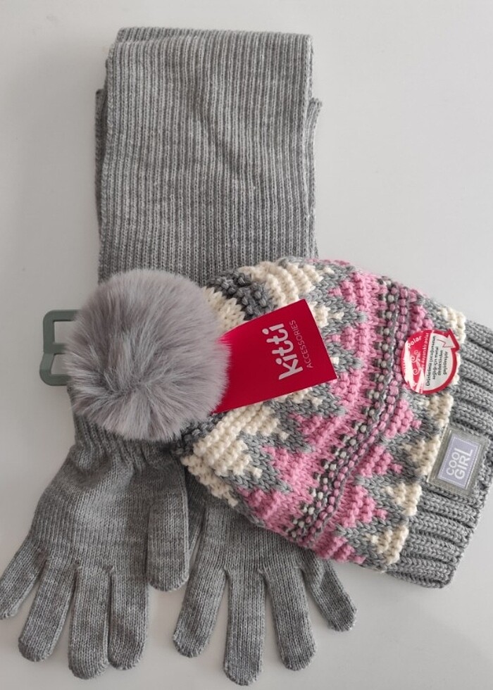 Bere Atkı Eldiven Takım  Kız - Erkek  - Görsel 3