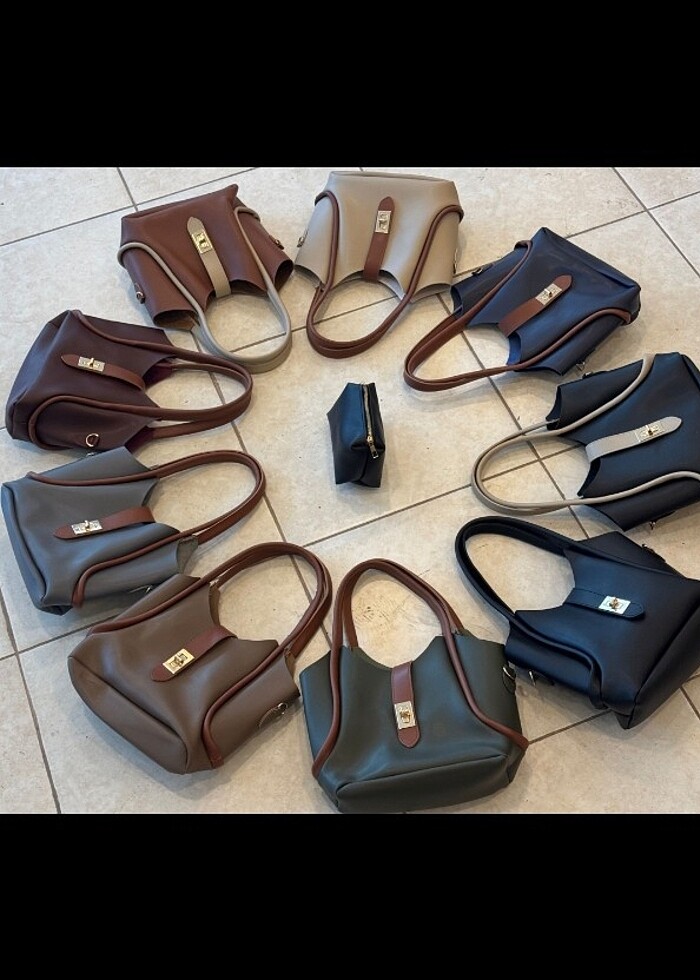 Suni Deri uzun askılıklı içinde yavrusuda dahil - Görsel 2