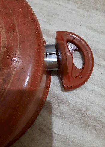 Beden kırmızı Renk Kırmızı Saplı Parlak Tencere