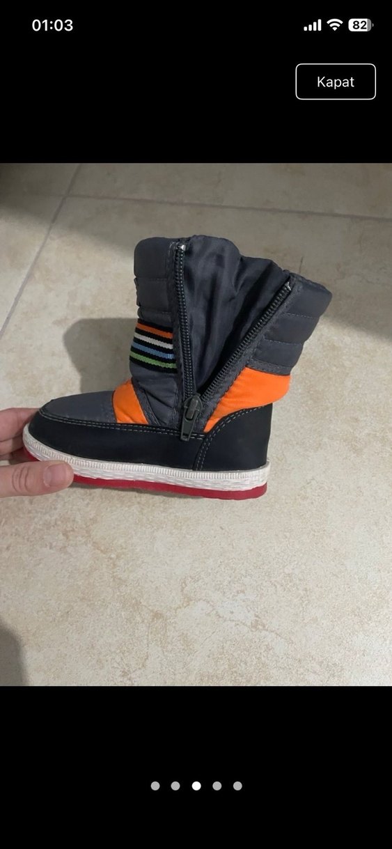 Erkek Çocuk Çok Renkli Street Wear Bot - Görsel 2