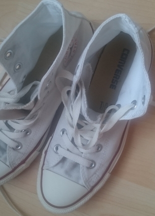 38 Beden beyaz Renk çok temiz converse