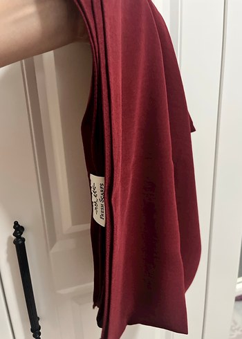 Bordo Freshscarfs Şal - Görsel 3