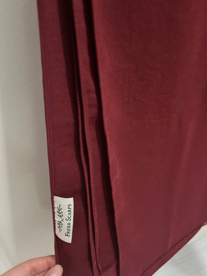 Bordo Freshscarfs Şal - Görsel 4