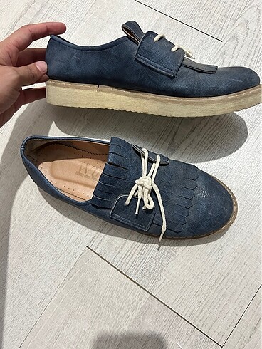 Mavi loafer - Görsel 2