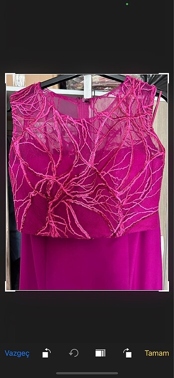 Pembe balık model abiye - Görsel 4