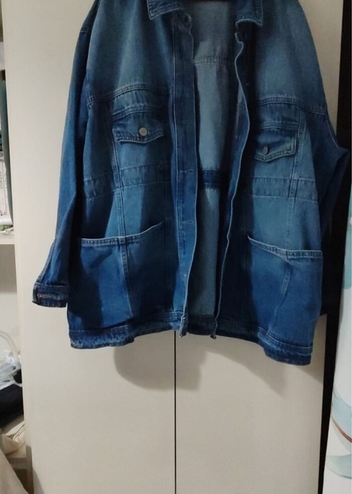 Trendyol kot ceket - Görsel 2