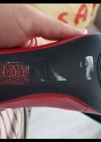 Elle Kırmızı Stiletto Topuklu Kadın Bot - Görsel 5