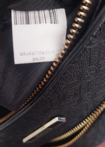 Siyah Deri Fermuarlı Kadın Çanta - Görsel 3