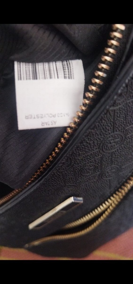 Siyah Deri Fermuarlı Kadın Çanta - Görsel 3