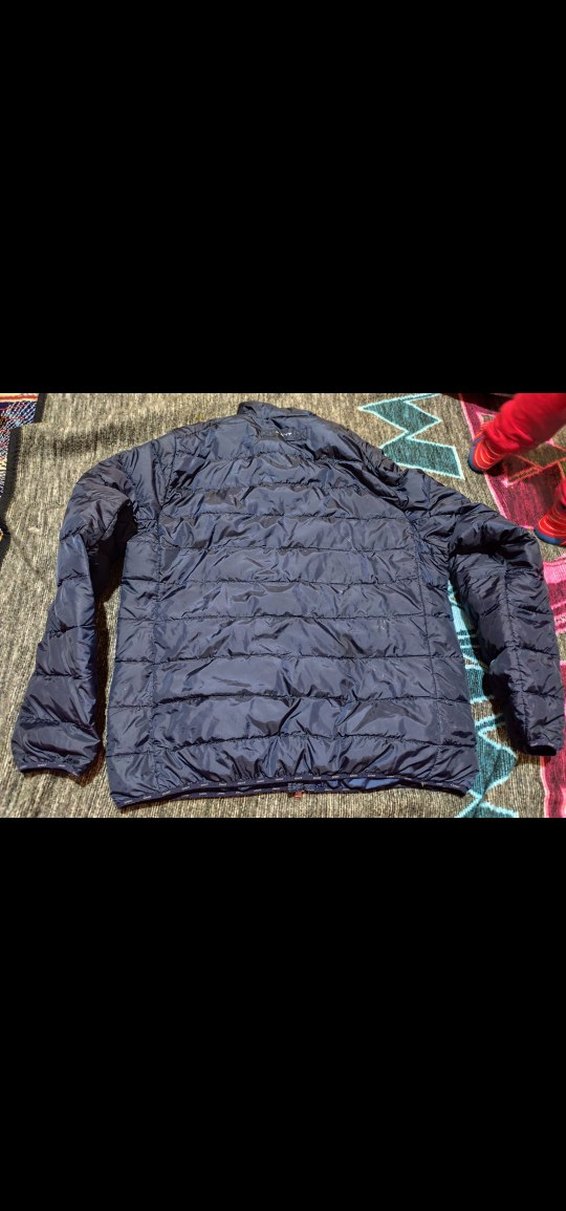 Erkek Mavi Fermuarlı Sokak Stili Mont - Görsel 2