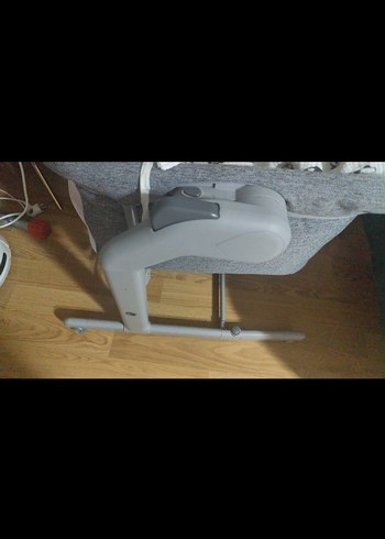 Gri Yan Yataklı Bebek Beşiği - Görsel 7