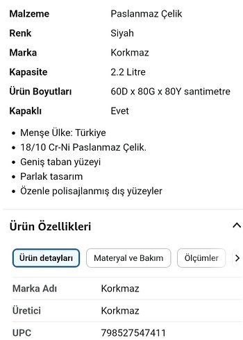 Beden Korkmaz Midi Boyda Çaydanlık