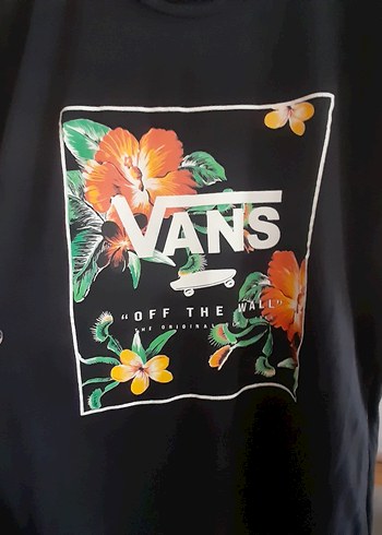 Vans Siyah Baskılı Erkek Tişört - Görsel 2