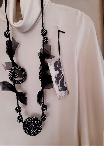 Beyaz Tunik Elbise - Görsel 4