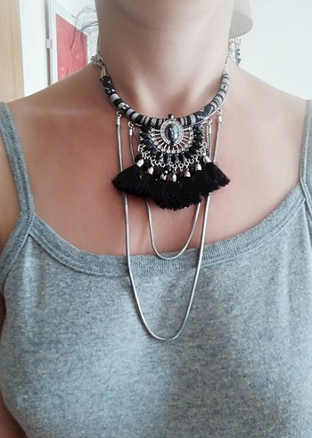 El Yapımı Etnik Kolye - Görsel 5