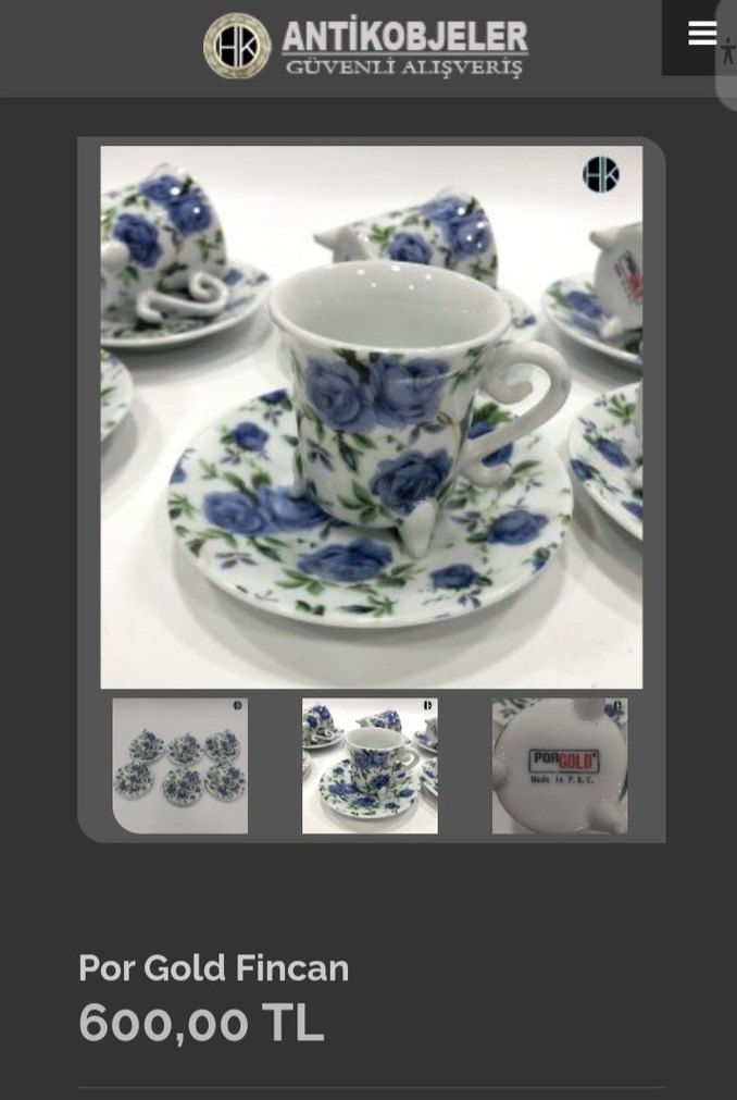 Porgold Fincan Takımı - Görsel 4