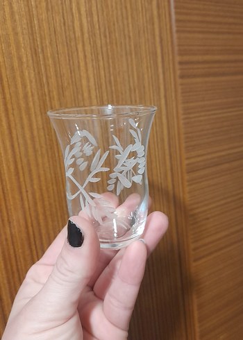 Desenli Cam Çay Bardağı Seti - Görsel 2