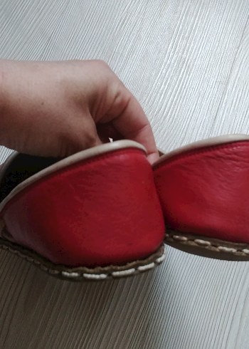 Hakiki Deri Elişi Gaziantep Yemeni - Görsel 4