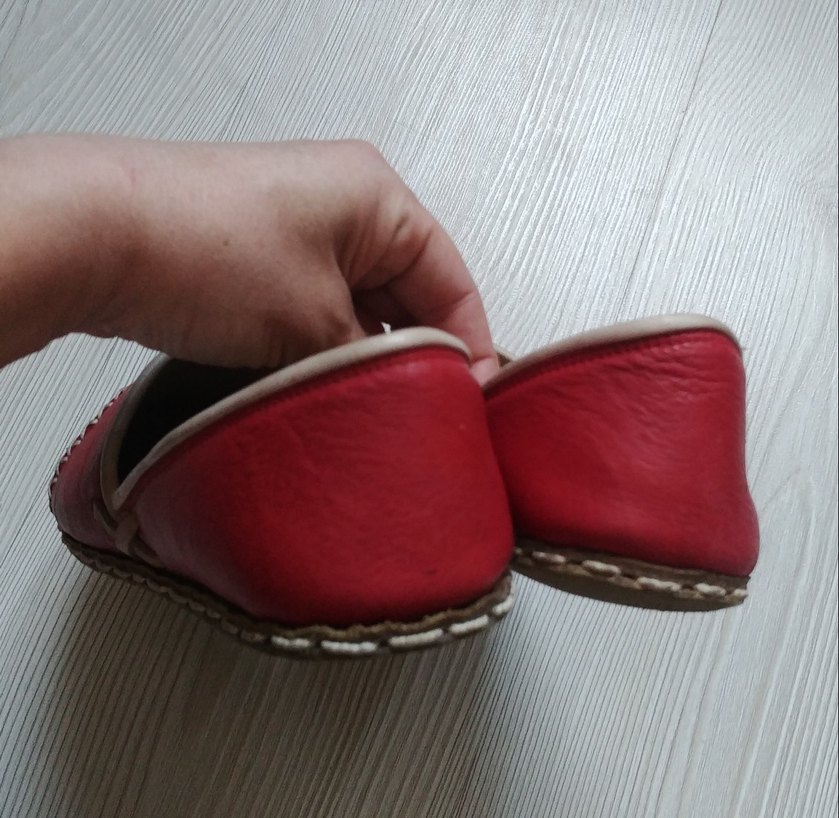 Hakiki Deri Elişi Gaziantep Yemeni - Görsel 4