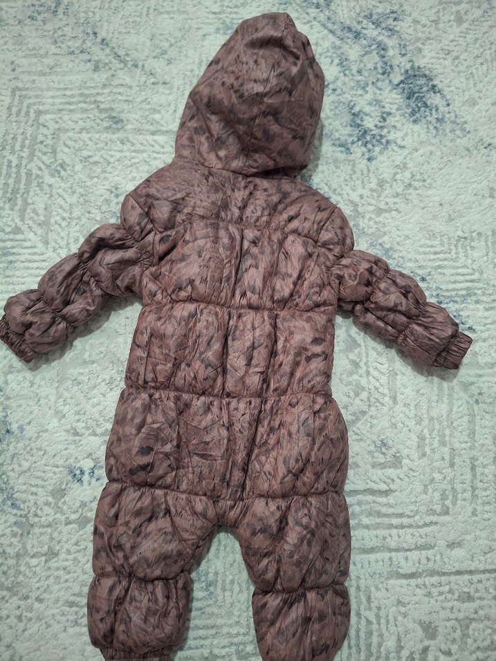 kışlık Kürklü Kız Bebek Tulum - Görsel 4